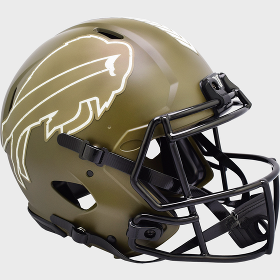 Buffalo Bills Speed Football Helmet <B>SALUTE TO SERVICE</B>