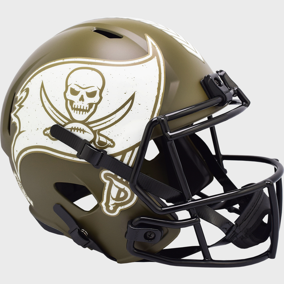 Tampa Bay Buccaneers Speed Replica Football Helmet <B>SALUTE TO SERVICE</B>