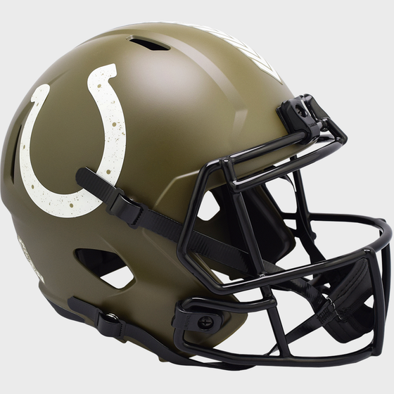 Indianapolis Colts Speed Replica Football Helmet <B>SALUTE TO SERVICE</B>