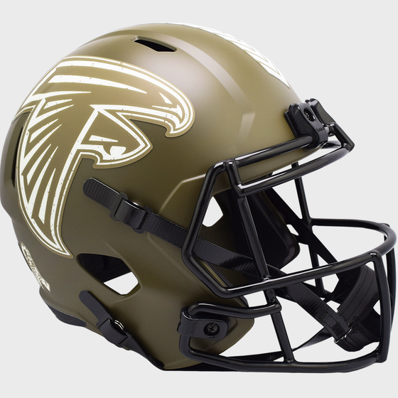 Atlanta Falcons Speed Replica Football Helmet <B>SALUTE TO SERVICE</B>