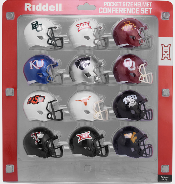 2020 Big 12 Conference Set Riddell <B>NEW</B>