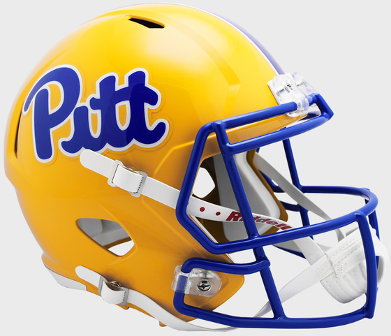 Pittsburgh Panthers Speed Replica Football Helmet <B>2019 Gold</B>