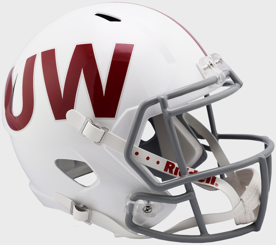 Wisconsin Badgers Speed Replica Football Helmet <B>UW Throwback</B>