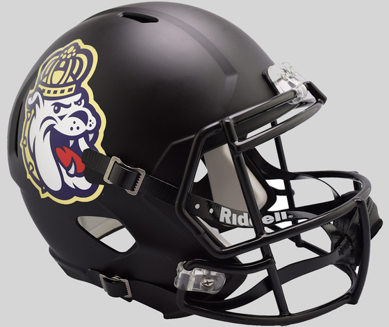 James Madison Dukes Speed Replica Football Helmet <B>Matte Black</B>