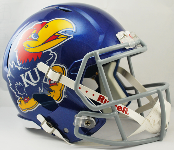 Kansas Jayhawks Speed Replica Football Helmet