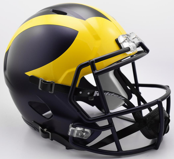 Michigan Wolverines Speed Replica Football Helmet <B>2016 Painted Matte</B>