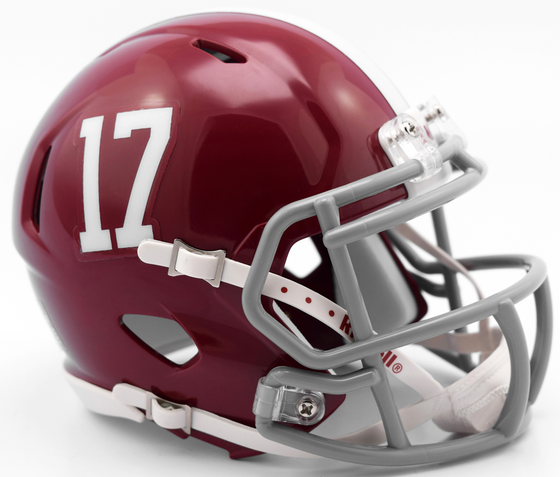 Alabama Crimson Tide NCAA Mini Speed Football Helmet #17