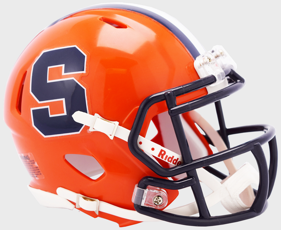 Syracuse Orangemen NCAA Mini Speed Football Helmet <B>2019</B>