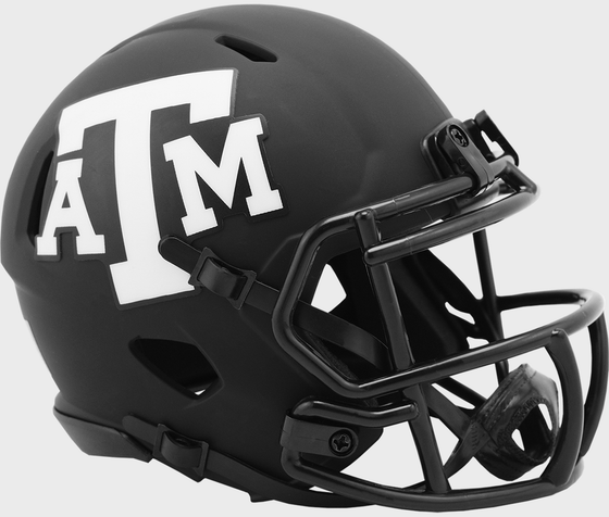 Texas A&M Aggies Mini Speed Football Helmet <B>ECLIPSE</B>