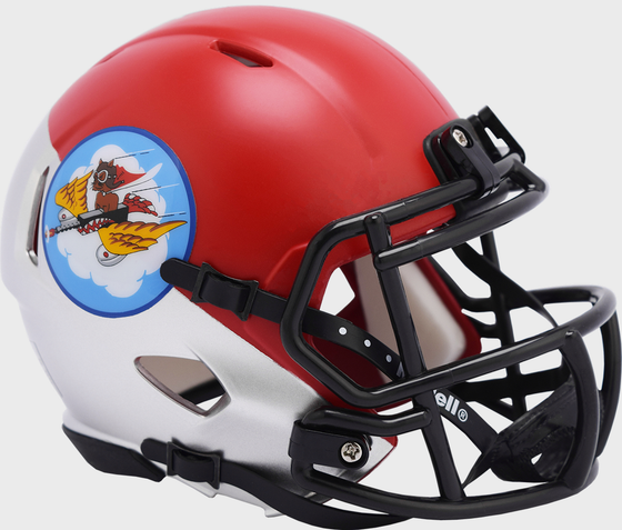 Air Force Falcons NCAA Mini Speed Football Helmet <B>Tuskegee 301st Limited Edition</B>