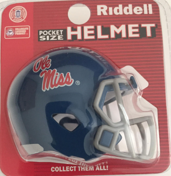 Mississippi Rebels Pocket Pro Riddell <B>Powder Blue</B>