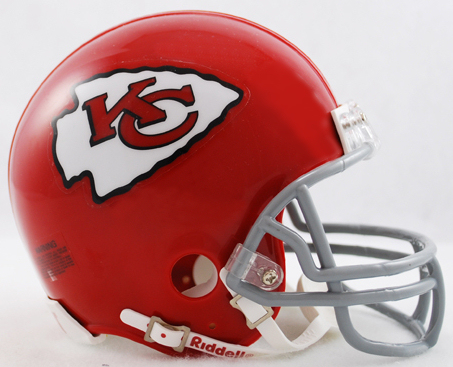 Kansas City Chiefs 1963 to 1973 Riddell Mini Replica Throwback Helmet