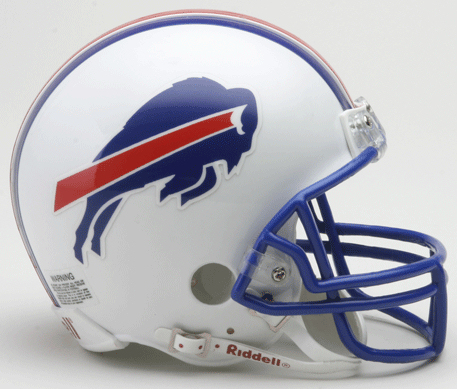 Buffalo Bills 1976 to 1983 Riddell Mini Replica Throwback Helmet