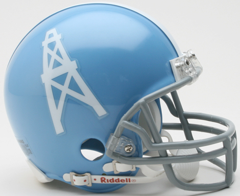 Houston Oilers 1960 to 1962 Riddell Mini Replica Throwback Helmet