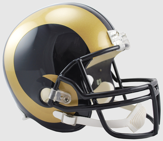 St. Louis Rams 2000 to 2016 Full Size Replica Throwback Helmet