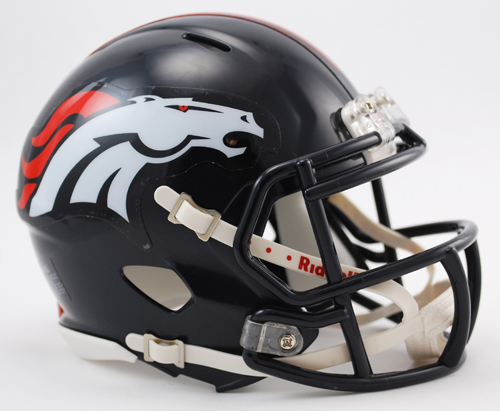 Denver Broncos NFL Mini Speed Football Helmet