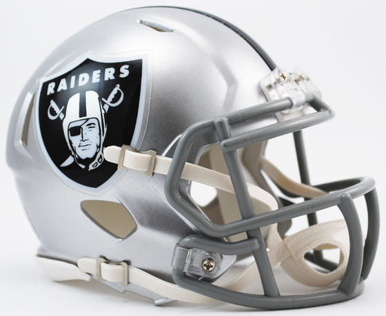 Las Vegas Raiders NFL Mini Speed Football Helmet