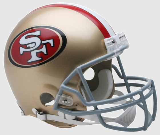 San Francisco 49ers Football Helmet