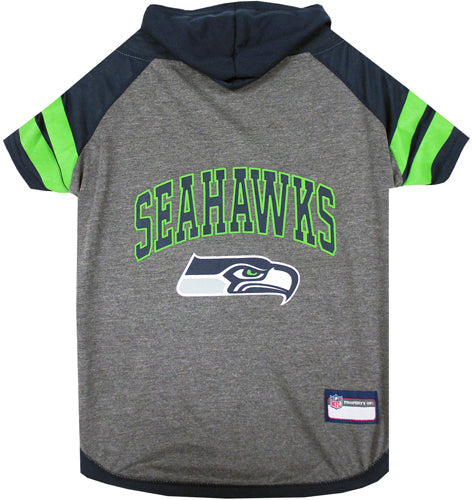 Seattle Seahawks Hoody Dog Tee Pets First