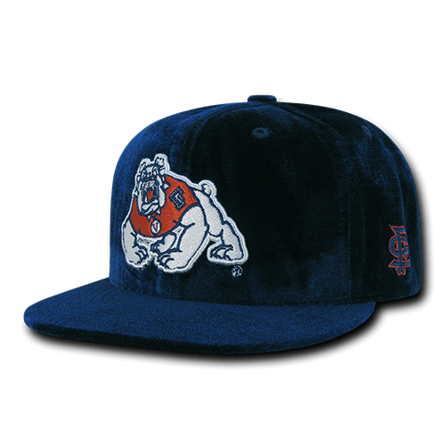 Velvet Snapback, Fresno St, NVY (WRP) - 757 Sports Collectibles