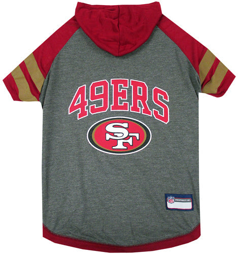 San Francisco 49ers Hoody Dog Tee Pets First