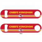 2 SIDED METAL BOTTLE OPENER -KANSAS CITY CHIEFS