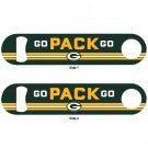 2 SIDED METAL BOTTLE OPENER - GREEN BAY PACKERS