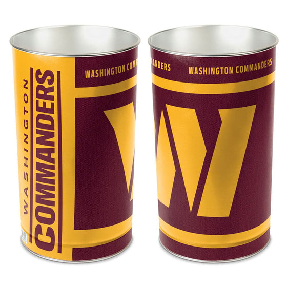 Washington Commanders 15" Waste Basket (CDG) - 757 Sports Collectibles