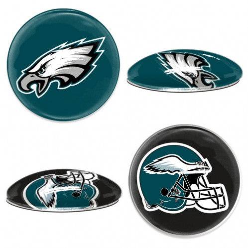 Philadelphia Eagles Sports Dotts (1" Round Domed Glass Magnet Set) - 757 Sports Collectibles