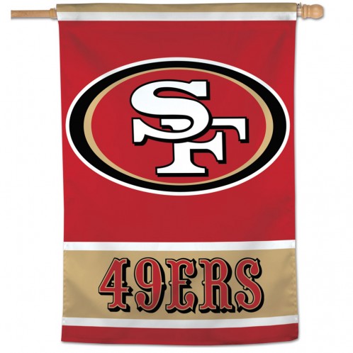 SAN FRANCISCO 49ERS VERTICAL FLAG28" X 40"