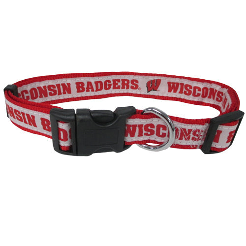Wisconsin Badgers Dog Collar Pets First