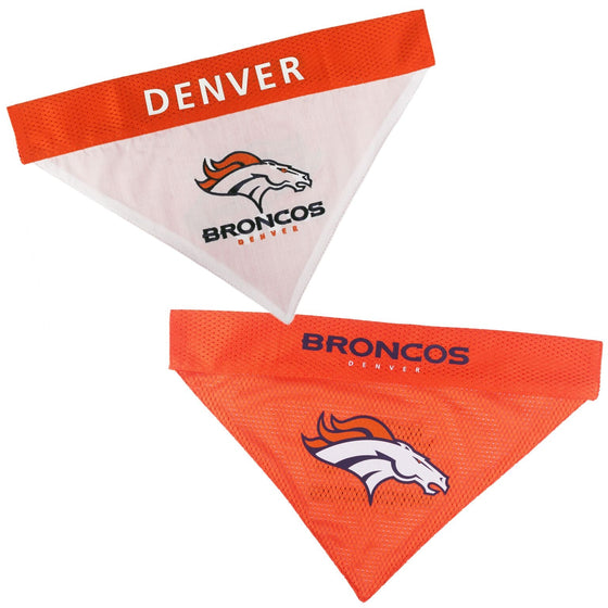 Denver Broncos Reversible Bandana Pets First