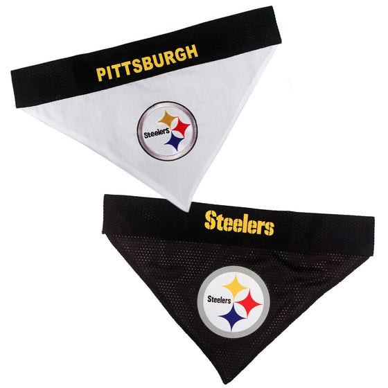 Pittsburgh Steelers Reversible Bandana Pets First