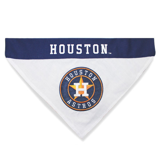 Houston Astros REVERSIBLE Dog Bandana Pets First - 757 Sports Collectibles