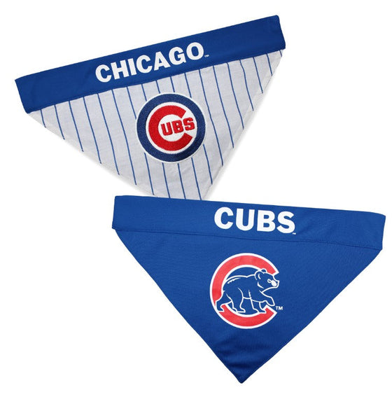 Chicago Cubs REVERSIBLE Dog Bandana Pets First