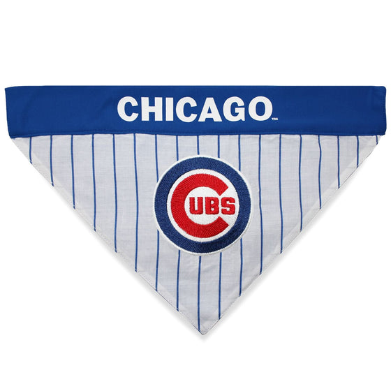 Chicago Cubs REVERSIBLE Dog Bandana Pets First - 757 Sports Collectibles