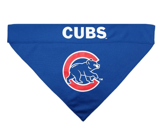 Chicago Cubs REVERSIBLE Dog Bandana Pets First - 757 Sports Collectibles