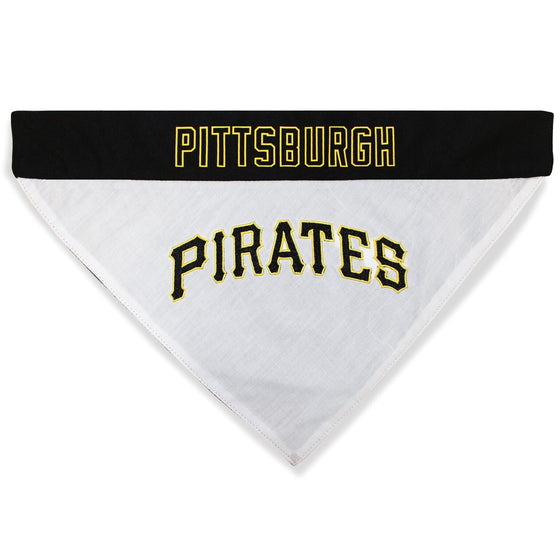 Pittsburgh Pirates REVERSIBLE Dog Bandana Pets First - 757 Sports Collectibles