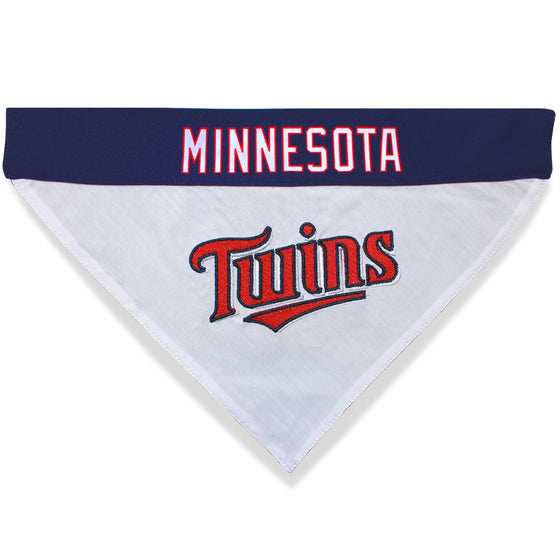 Minnesota Twins REVERSIBLE Dog Bandana Pets First - 757 Sports Collectibles