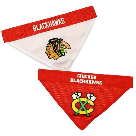 Chicago Blackhawks Reversible Bandana Pets First