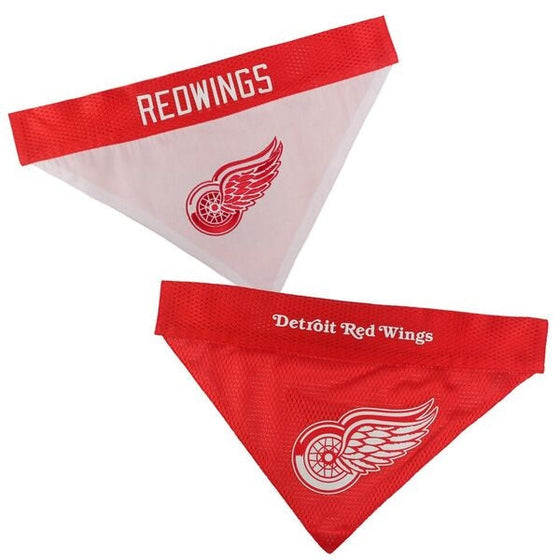 Detroit Red Wings Reversible Bandana Pets First