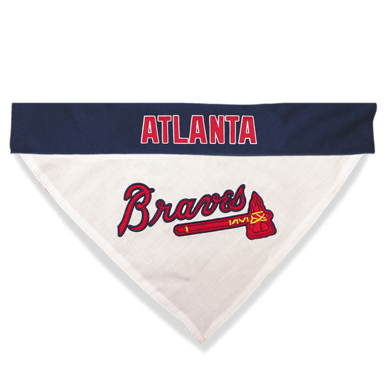 Atlanta Braves REVERSIBLE Dog Bandana Pets First