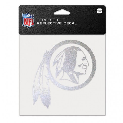 WASHINGTON REDSKINS REFLECTIVE PERFECT CUT6" X 6"