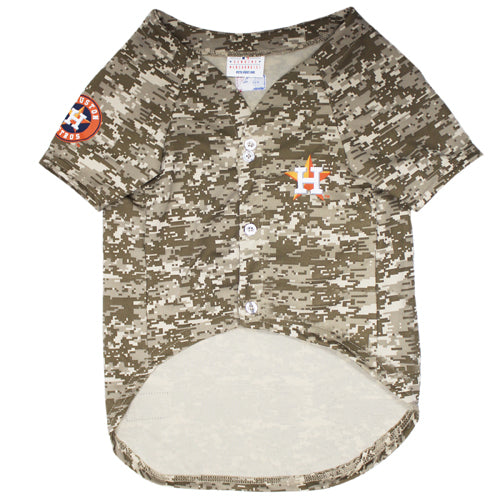 Houston Astros Dog Jersey  -  CAMO Pets First - 757 Sports Collectibles