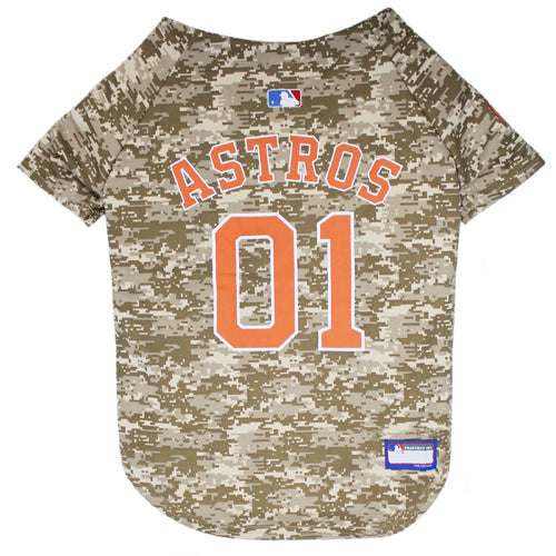 Houston Astros Dog Jersey  -  CAMO Pets First