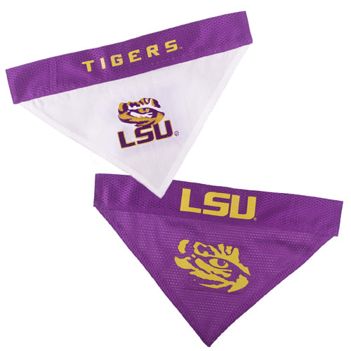 LSU Tigers Reversible Bandana Pets First