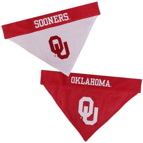 Oklahoma Sooners Reversible Bandana Pets First