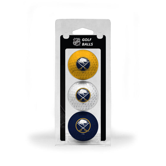 Buffalo Sabres 3 Golf Ball Pack - 757 Sports Collectibles