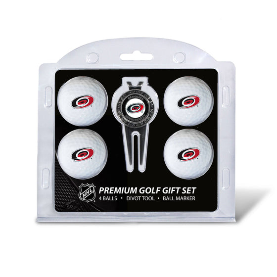 Carolina Hurricanes 4 Golf Ball And Divot Tool Set - 757 Sports Collectibles