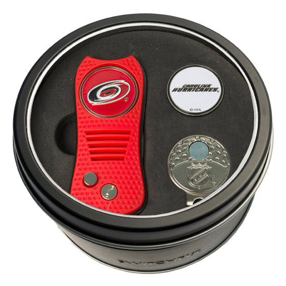 Carolina Hurricanes Tin Set - Switchfix, Cap Clip, Marker - 757 Sports Collectibles